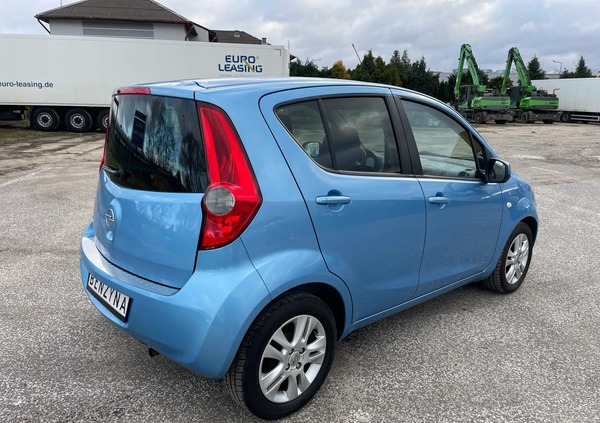 Opel Agila cena 18450 przebieg: 118000, rok produkcji 2011 z Tarczyn małe 379